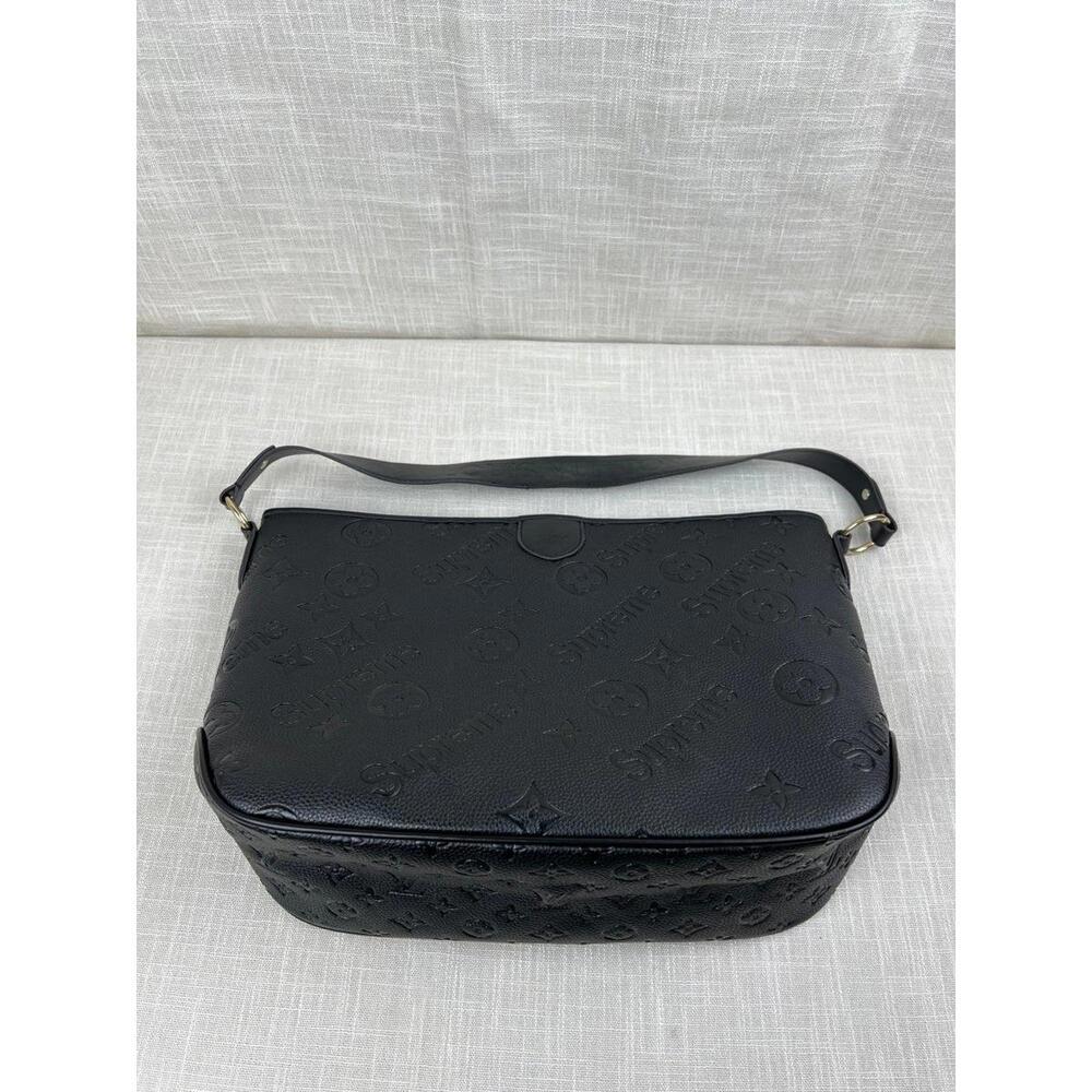 Black Leather Womens Shoulder Bag